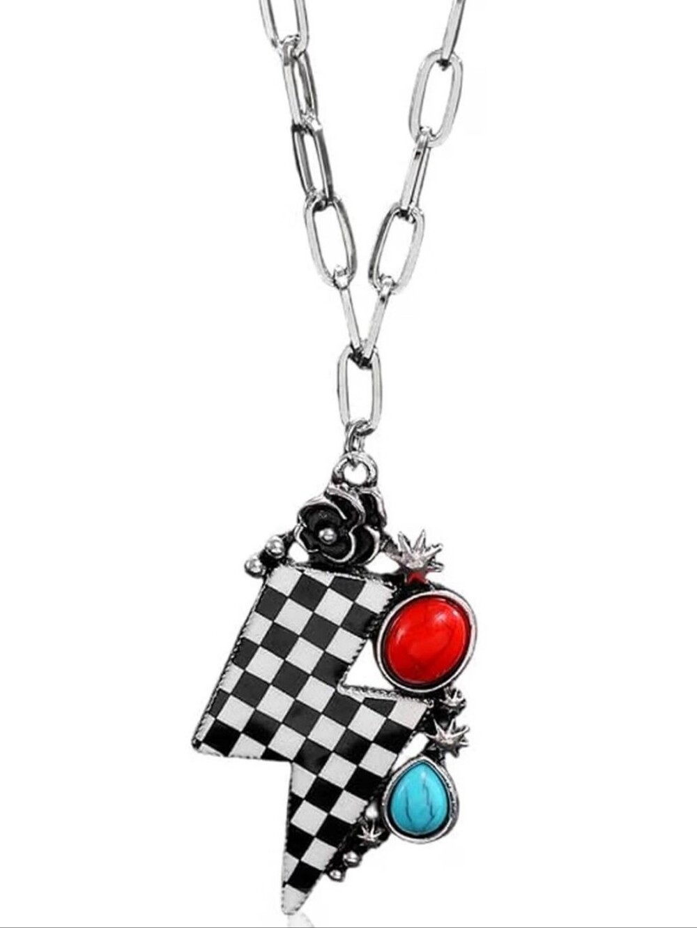 Western Turquoise Pendant Necklace